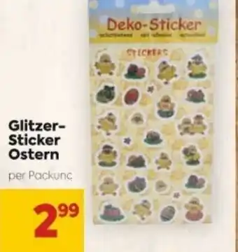 Billa Glitzer Sticker Ostern Angebot