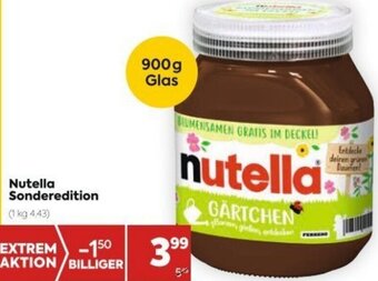 Billa Nutella Sonderedition Angebot