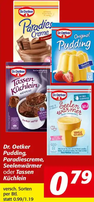 Nah&Frisch De. Oetker Pudding,Paradiescreme Angebot