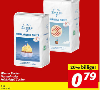 Nah&Frisch Wiener Zucker Normal-Oder Feinkristall Zucker Angebot
