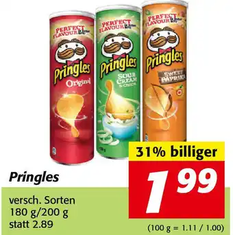 Nah&Frisch Pringles 180g/200g Angebot