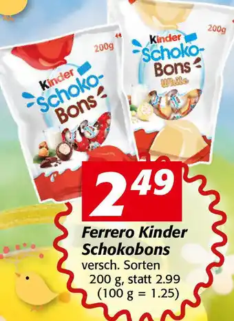 Nah&Frisch Ferrero Kinder Schokobons Angebot
