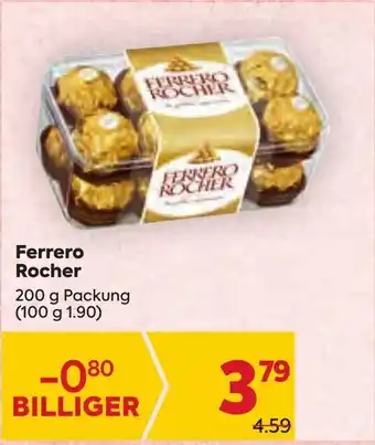 Billa Ferrero Rocher 200 g Packung (100 g 1.90) Angebot