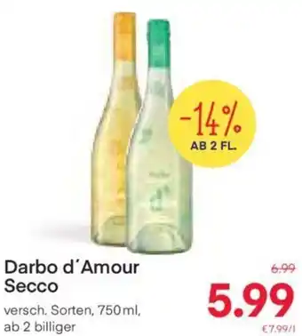 MPreis Darbo d'Amour Secco versch. Sorten, 750 ml, ab 2 billiger Angebot