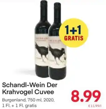 MPreis Schandl-Wein Der Krahvogel Cuvee Burgenland, 750 ml, 2020, Angebot