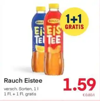 MPreis Rauch Eistee versch. Sorten, 11 1 Fl. + 1 Fl. gratis Angebot