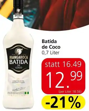 Eurospar Batida de Coco 0,7 Liter Angebot
