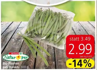 Eurospar Bio-Fisolen aus Italien, 300 g Angebot