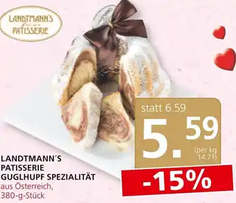 SPAR Gourmet LANDTMANN'S PATISSERIE GUGLHUPF SPEZIALITÄT aus Österreich, 380-g-Stück Angebot