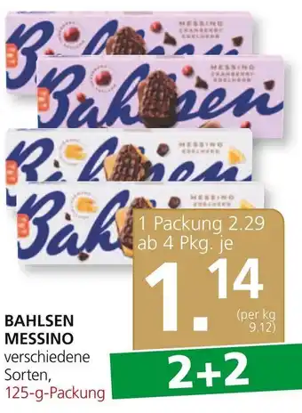 SPAR Gourmet BAHLSEN MESSINO verschiedene Sorten, 125-g-Packung Angebot