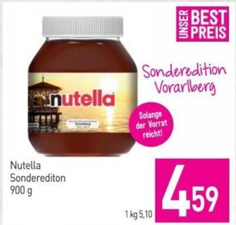Sutterlüty Nutella Sonderediton 900 g Angebot