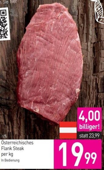 Sutterlüty Österreichisches Flank Steak per kg In Bedienung Angebot
