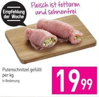 Sutterlüty Putenschnitzel gefüllt per kg In Bedienung Angebot