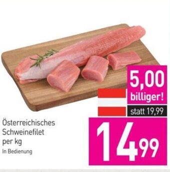 Sutterlüty Österreichisches Schweinefilet per kg In Bedienung Angebot