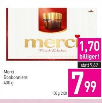 Sutterlüty Merci Bonbonniere 400 g Angebot