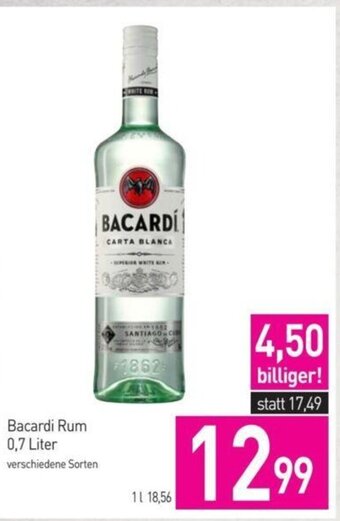 Sutterlüty Bacardi Rum 0,7 Liter Angebot