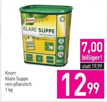 Sutterlüty Knorr Klare Suppe rein pflanzlich 1 kg Angebot