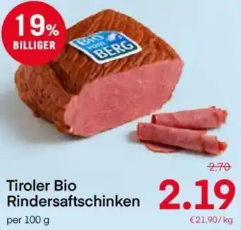 MPreis Tiroler Bio Rindersaftschinken Angebot