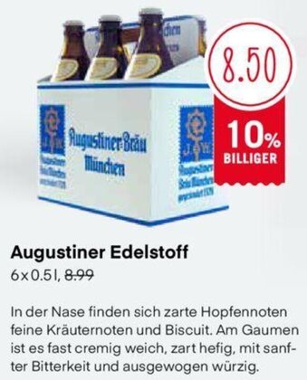 MPreis Augustiner Edelstoff Angebot