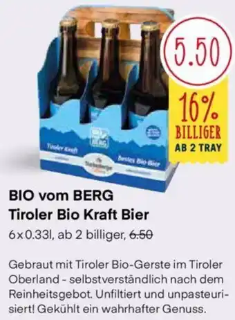 MPreis Bio Vom Berg Tiroler Bio Kraft Bier Angebot