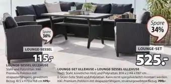 JYSK LOUNGE-SET ULLEHUSE + LOUNGE-SESSEL ULLEHUSE Angebot
