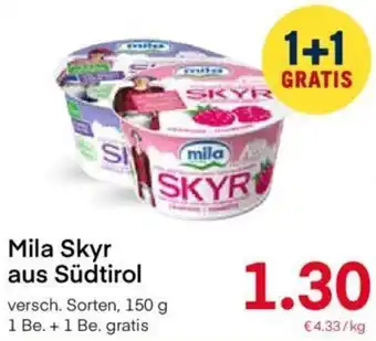 MPreis Mila Skyr Aus Südtirol 150g Angebot
