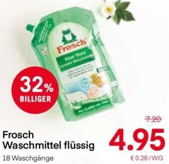 MPreis Frosch Waschmittel Flüssig Angebot