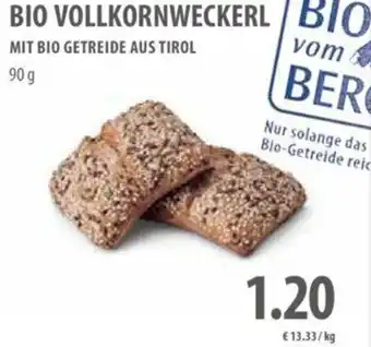 MPreis Bio Vollkornweckerl 90g Angebot