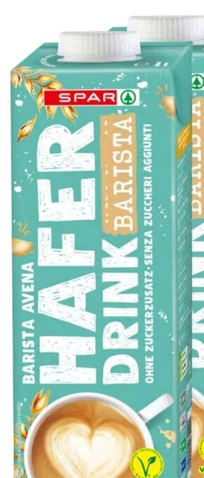 Spar Hafer drink barista Angebot