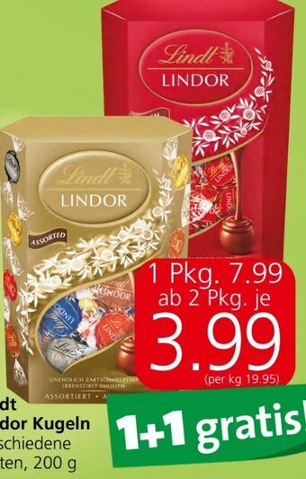 Eurospar Lindor kugel Angebot