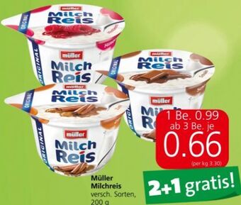 Spar Milchreis Angebot