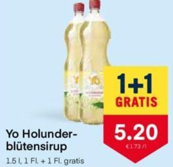 MPreis Yo Holunder Blütensirup Angebot