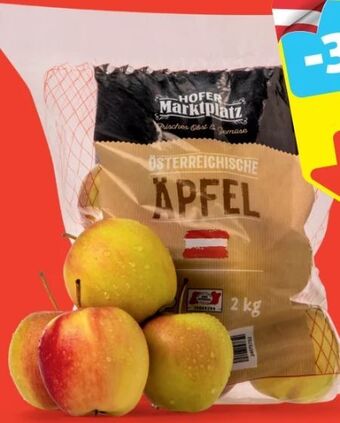 Hofer Äpfel Angebot
