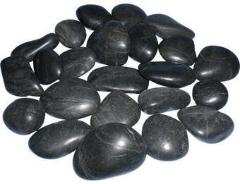Hornbach Aquariumdekoration river pepples schwarz, 750g Angebot