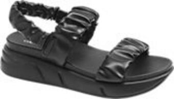 Deichmann Plateau sandalen in schwarz Angebot