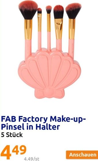 Action FAB Factory Make-up-Pinsel in Halter 5 Stück Angebot