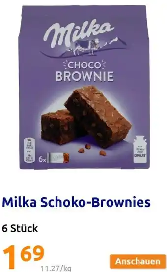 Action Milka Schoko-Brownies 6 Stück Angebot