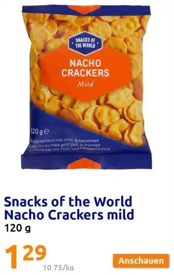 Action Snacks of the World Nacho Crackers mild 120 g Angebot