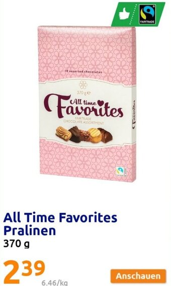 Action All Time Favorites Pralinen 370 g Angebot