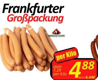 Wurstico Frankfurter Großpackung per Kilo Angebot