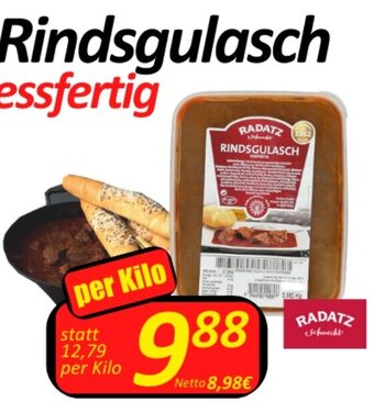 Wurstico Rindsgulasch essfertig per Kilo Angebot