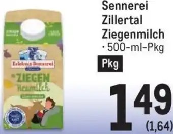 Metro Sennerei Zillertal Ziegenmilch -500-ml-Pkg Angebot