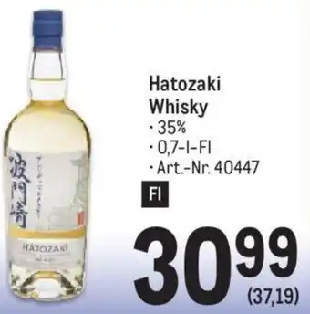 Metro Hatozaki Whisky 0,7-l-Fl Angebot