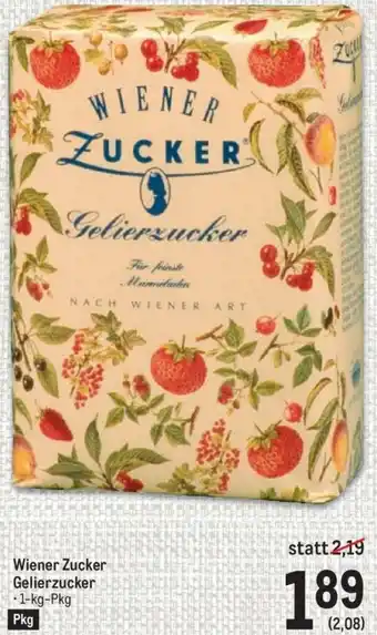 Metro Wiener Zucker Gelierzucker -1-kg-Pkg Pkg Angebot