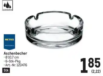 Metro Aschenbecher ø 10,7 cm Angebot