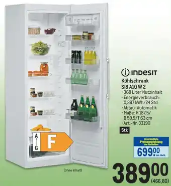 Metro Kühlschrank S18 A1Q W 2 .368 Liter Nutzinhalt Angebot