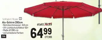 Metro Tarrington House Alu-Schirm 390cm Angebot