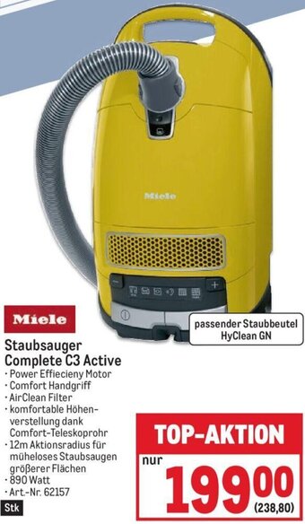 Metro Miele Staubsauger Complete C3 Active Angebot