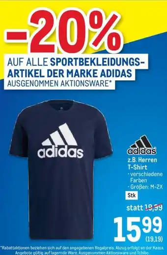 Metro adidas z.B. Herren T-Shirt • Größen: M-2X Angebot