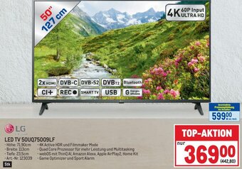 Metro LG LED TV 50UQ75009LF Angebot